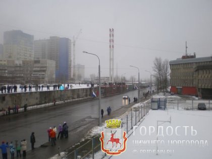 Олимпийский огонь в Нижнем Новгороде